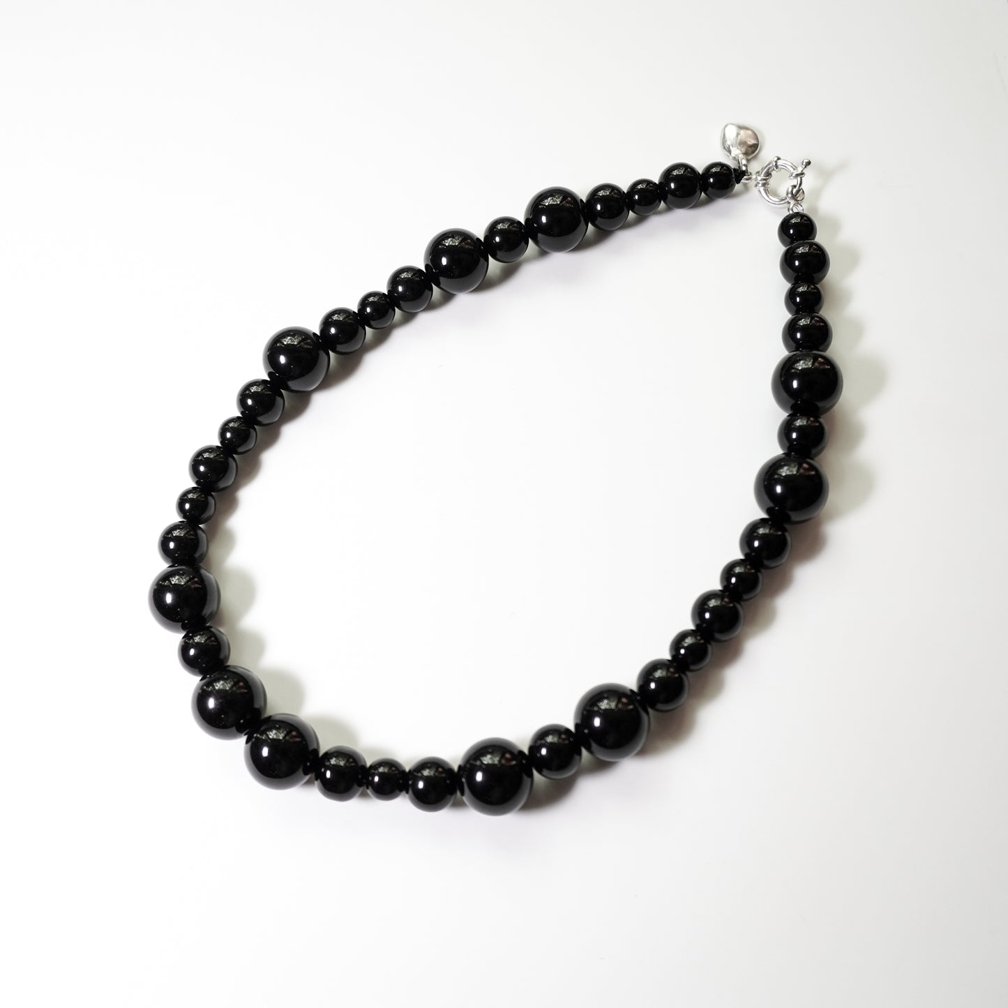 MIXED BLACK ONYX NECKLACE