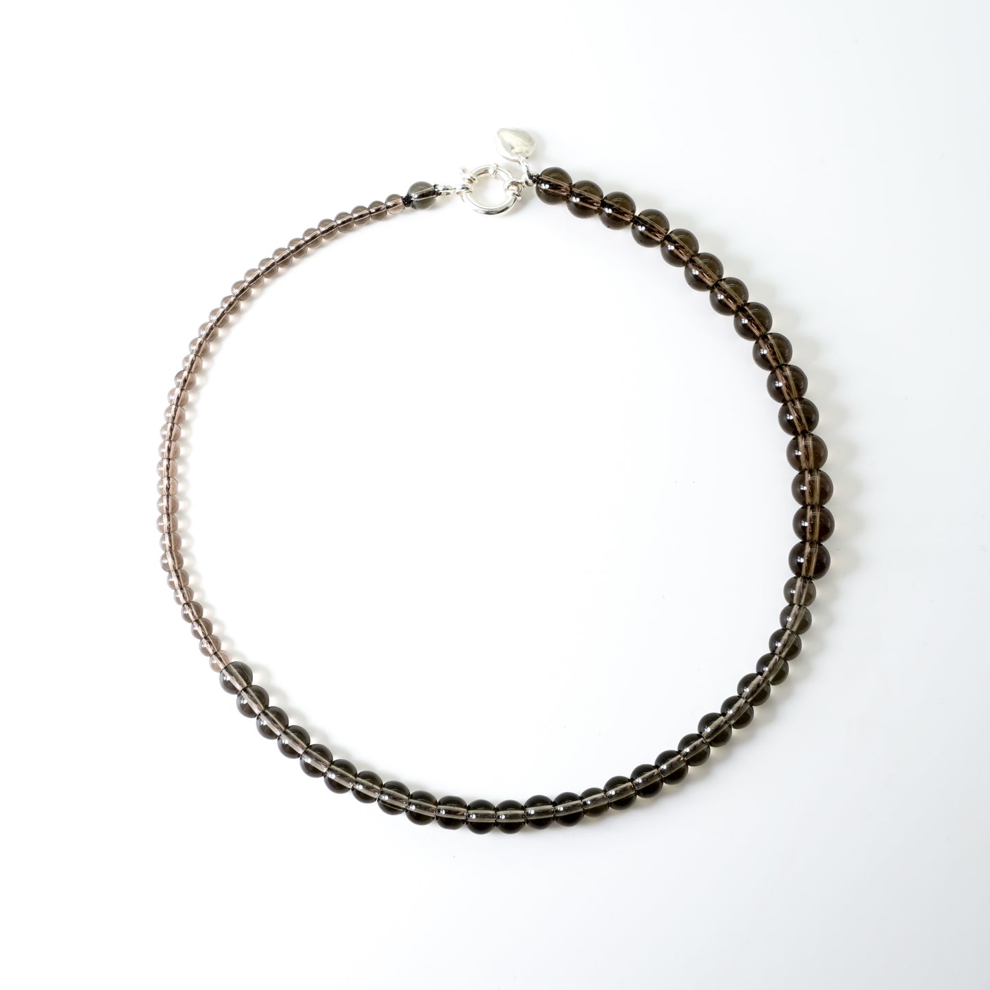 MIXED SMOKY QUARTZ NECKLACE
