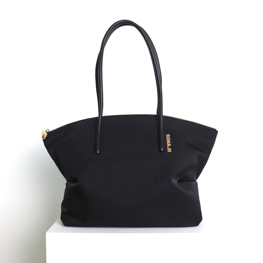 DROPLETS 1.0 TOTE in Black Recycled Nylon