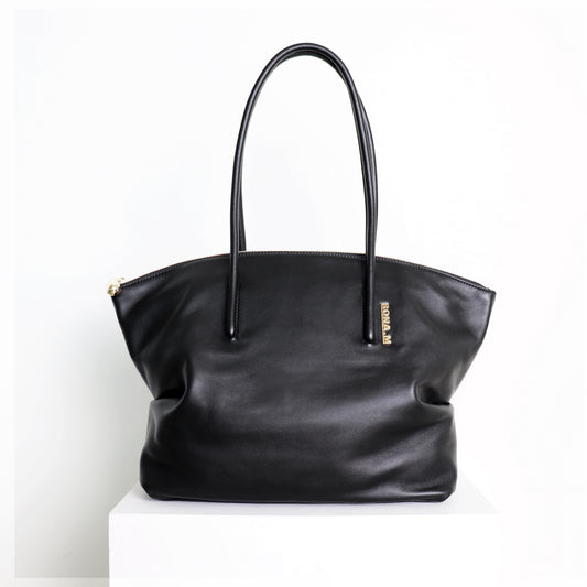 DROPLETS 1.0 TOTE in Black