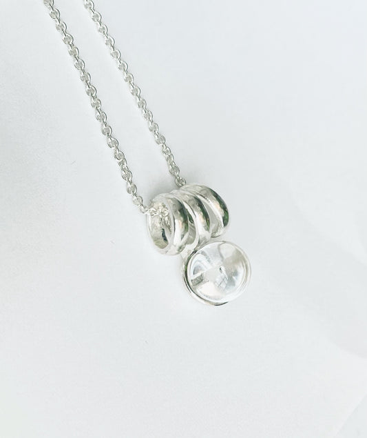 GLACIER PENDANT in Silver