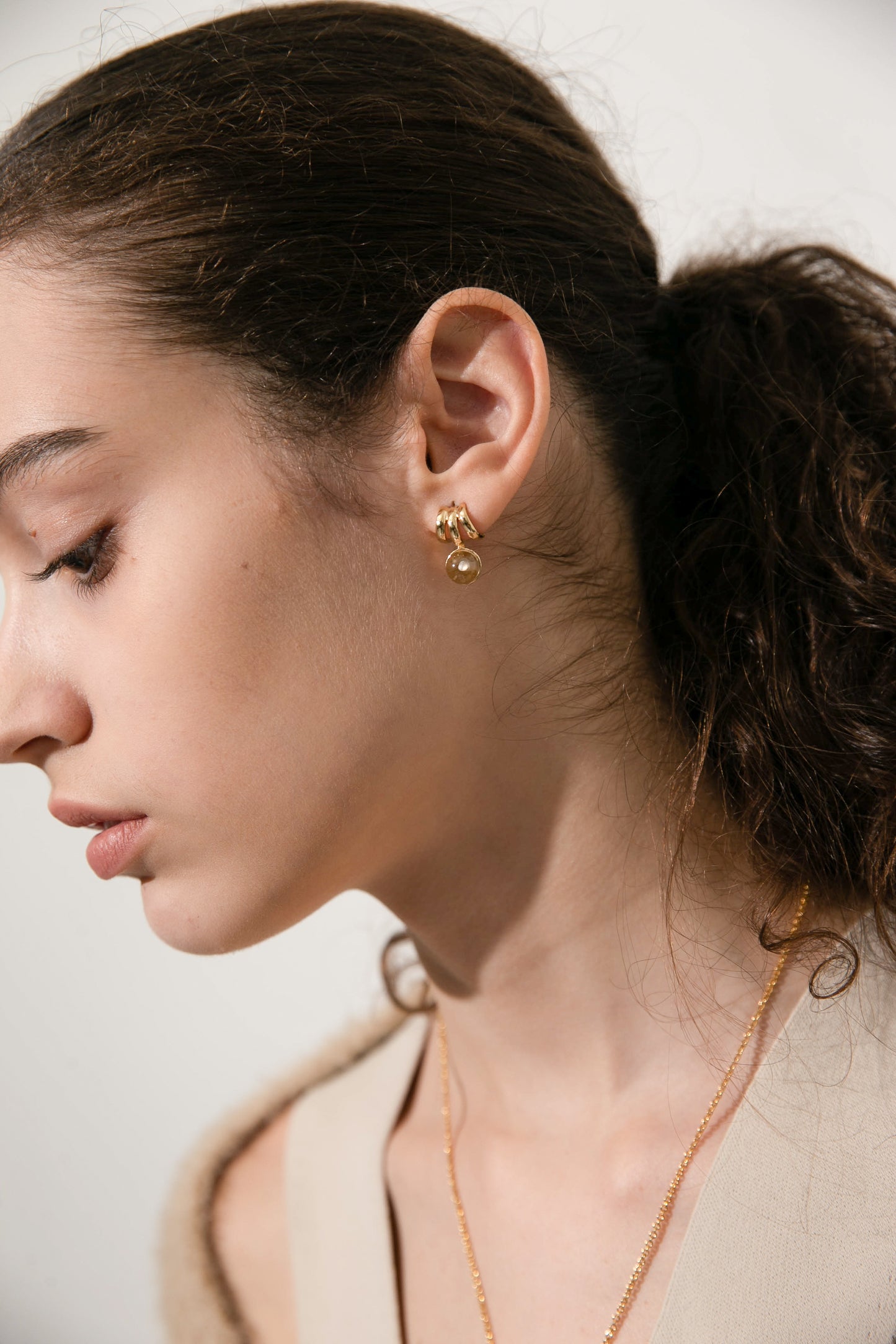 GLACIER EARRINGS in Gold